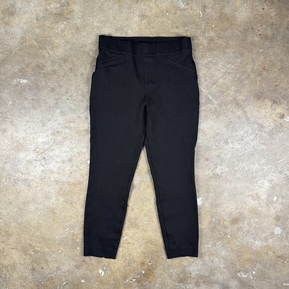 Spanx Women’s Black Ponte Pull-On Slim Ankle Pants Size Large Comfort Workwear - Picture 1 of 14